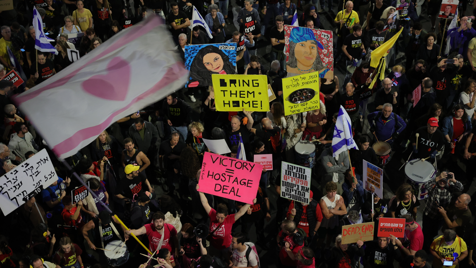 Protest in Israel für Geisel-Abkommen, © Keystone-SDA