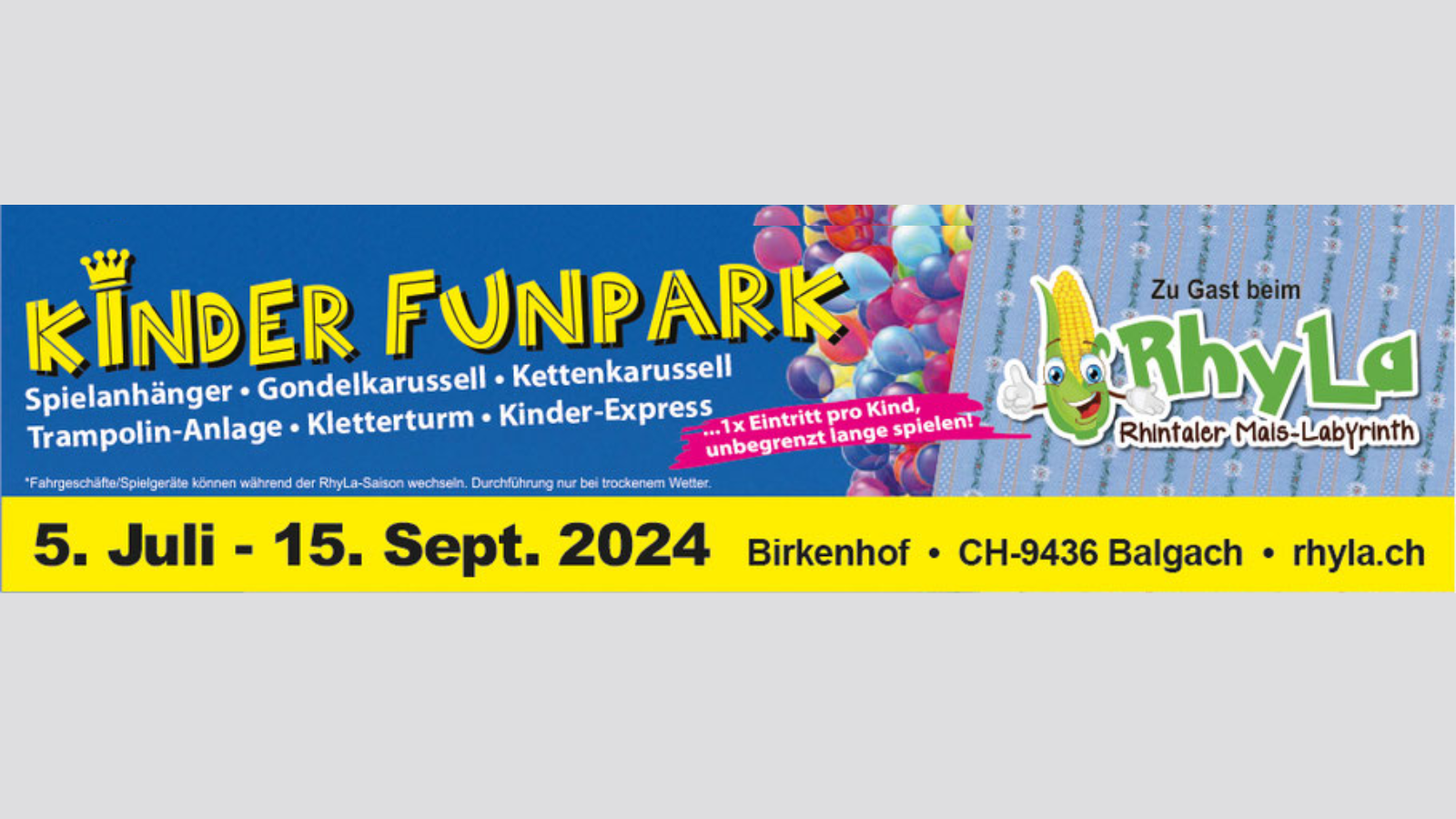 Rhyla - Rhintaler Mais-Labyrinth, © ZVG