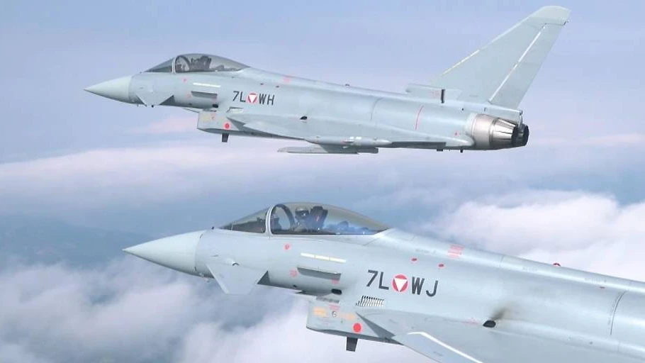 Eurofighter über Nenzing und Frastanz, © Österreichisches Bundesheer Eurofighter über Nenzing und Frastanz, © Österreichisches Bundesheer