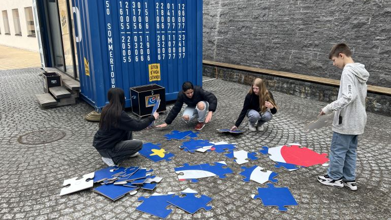 Schulklassen testen Wissen über Europarat, © ZVG