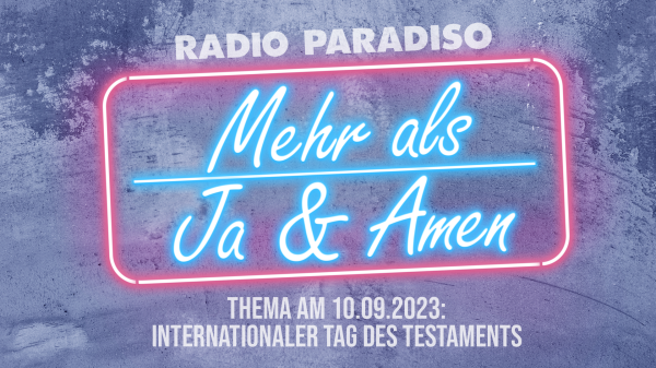Mehr als Ja und Amen am 10.09.2023
