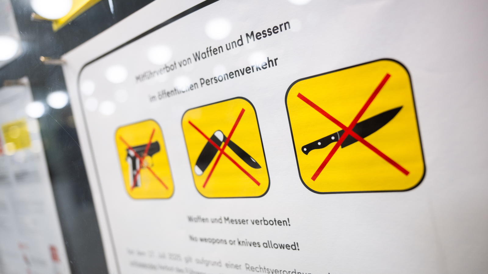 Heidelberg’de silah ve bıçak yasağı sıkılaştırıldı, © Christophe Gateau/dpa