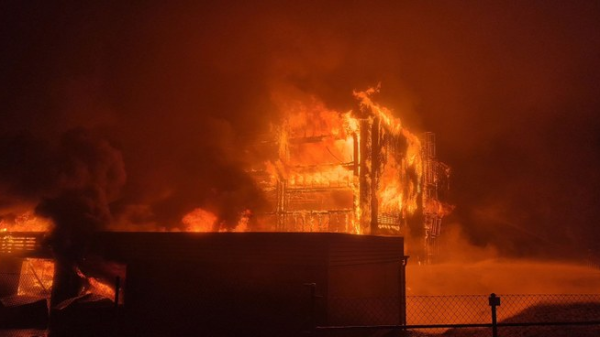 Vier Festnahmen nach Grossbrand, © Polizei Basel Landschaft