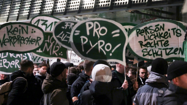 Bremen’de Werder Taraftarlarından Fankültürünü Korumak İçin Protesto, © Focke Strangmann/dpa