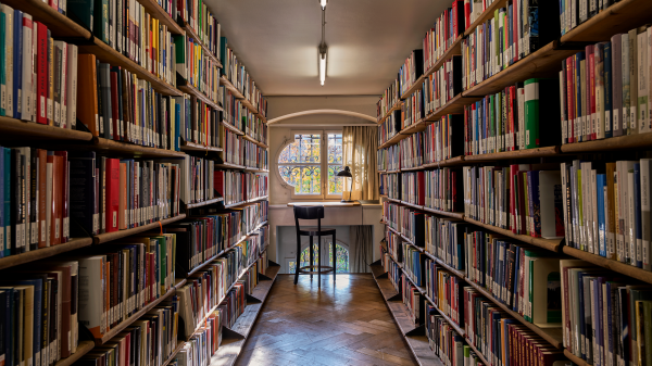 Taschenlampenführung in der Unibibliothek , © Universtitätsbibliothek Basel 