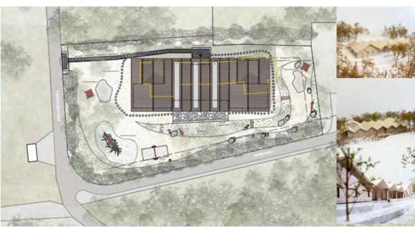 Neuhauser Gemeinderat rechnet mit einem Ja zum Doppelkindergarten Rhenania, © Quelle Berger Hammann Architekten AG