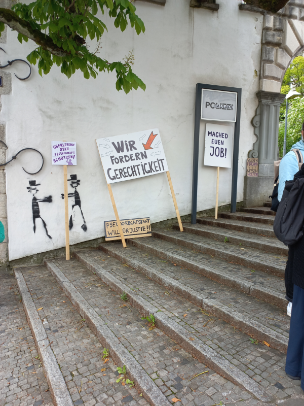 Kundgebung Stadt Schaffhausen nach Rundschau-Bericht, © Radio Munot