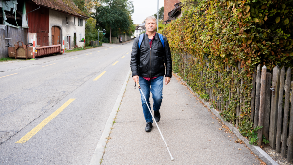 Internationaler "Tag des weissen Stocks" soll sensibilisieren, © Radio Munot