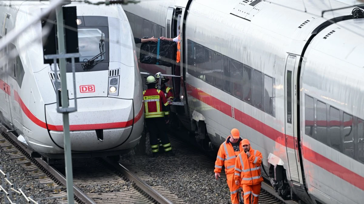 Bagger Kazası: ICE Hattı Kapalı!, © Florian Wiegand/dpa Bagger Kazası: ICE Hattı Kapalı!, © Florian Wiegand/dpa