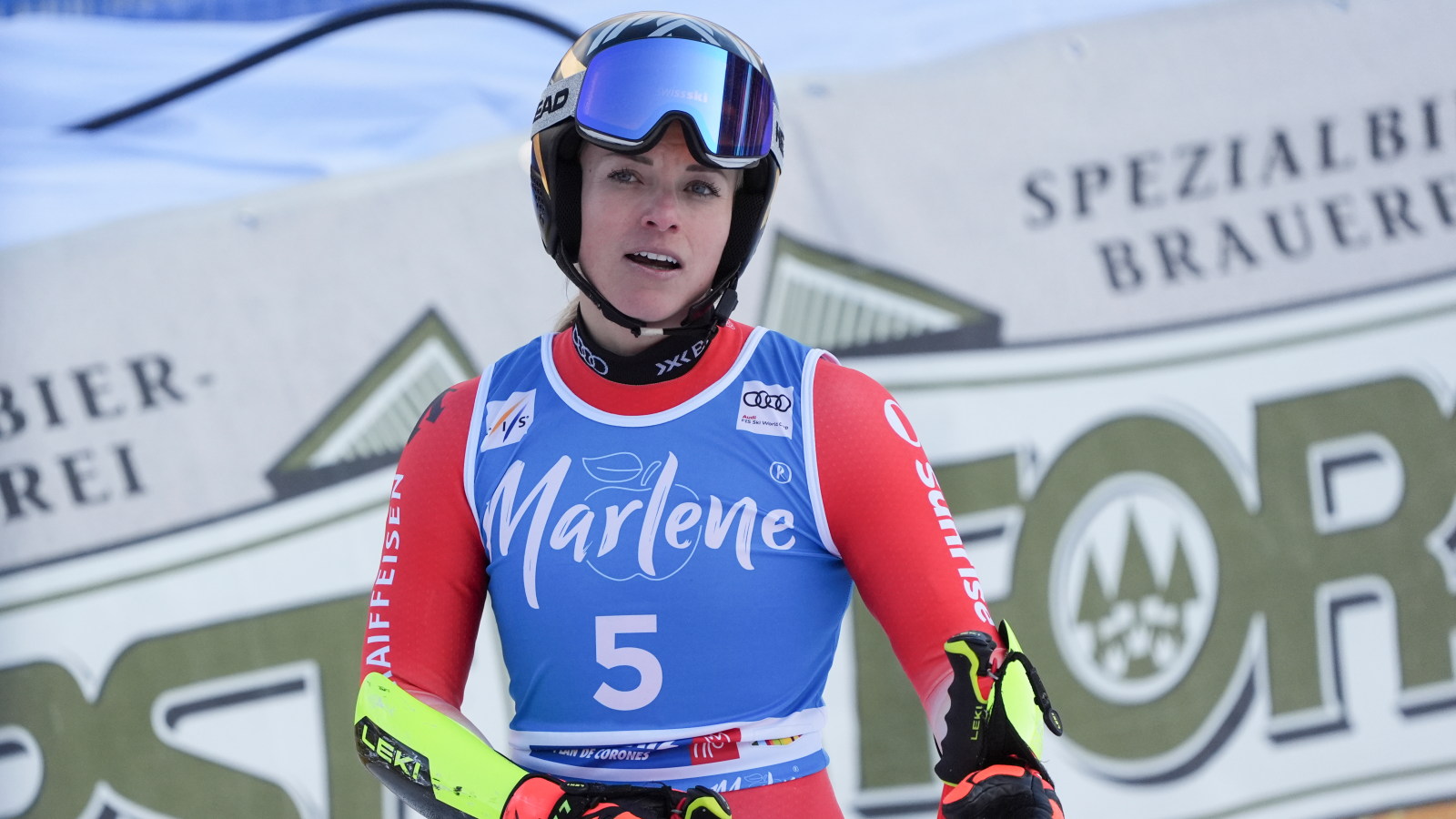 Gut-Behrami zurück auf dem Podest, © Keystone / AP / Giovanni Auletta