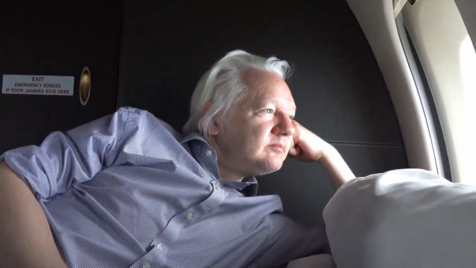 Wikileaks-Gründer äussert sich öffentlich, © KEYSTONE / EPA / WIKILEAKS HANDOUT