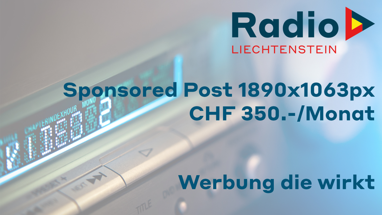 Werbung auf Radio Liechtenstein