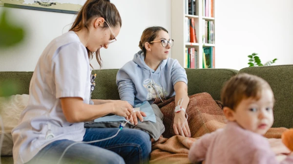 «Spital zuhause» aus Sicht eines Patienten, © Kantonsspital Baselland «Spital zuhause» aus Sicht eines Patienten, © Kantonsspital Baselland