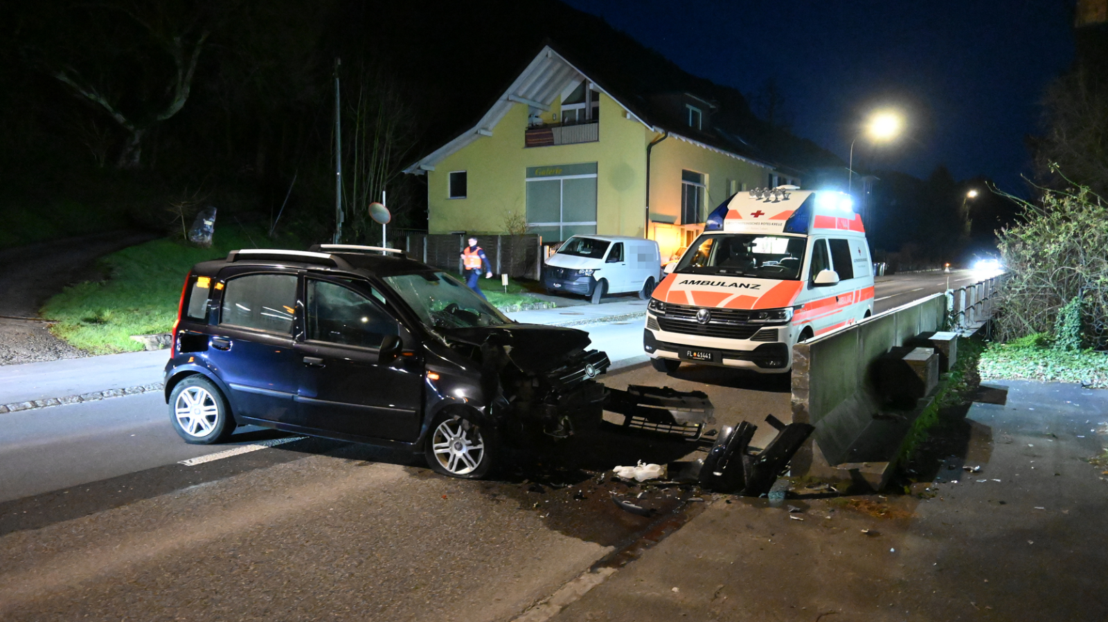 Mann verletzt sich bei Selbstunfall, © Landespolizei