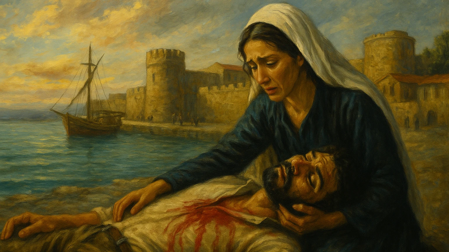 Mağusa Limanı Türküsünün Ardındaki Acı Hikâye, © Görsel yapay zeka ile oluşturulmuştur Mağusa Limanı Türküsünün Ardındaki Acı Hikâye, © Görsel yapay zeka ile oluşturulmuştur