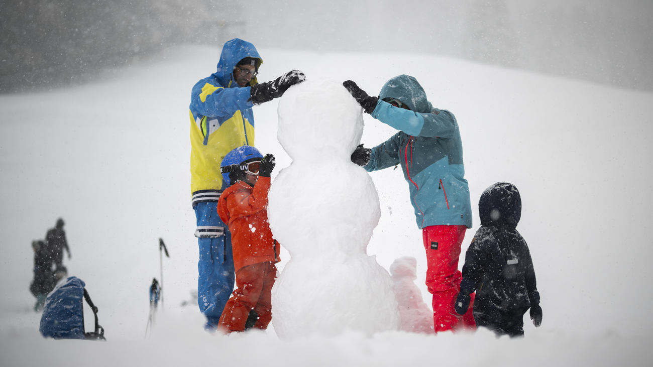 Schnee Winter Zürich Glarus, © Keystone-SDA