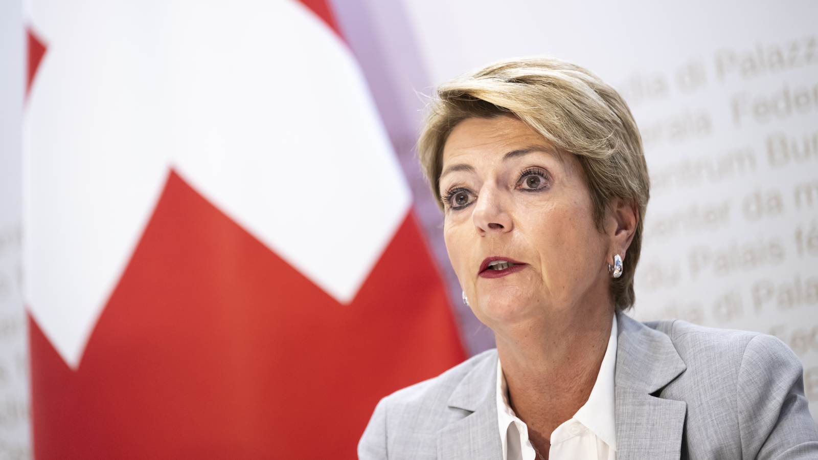 Keller-Sutter: "Habe über einen Aspekt der Vance-Rede gesprochen", © Keystone/SDA