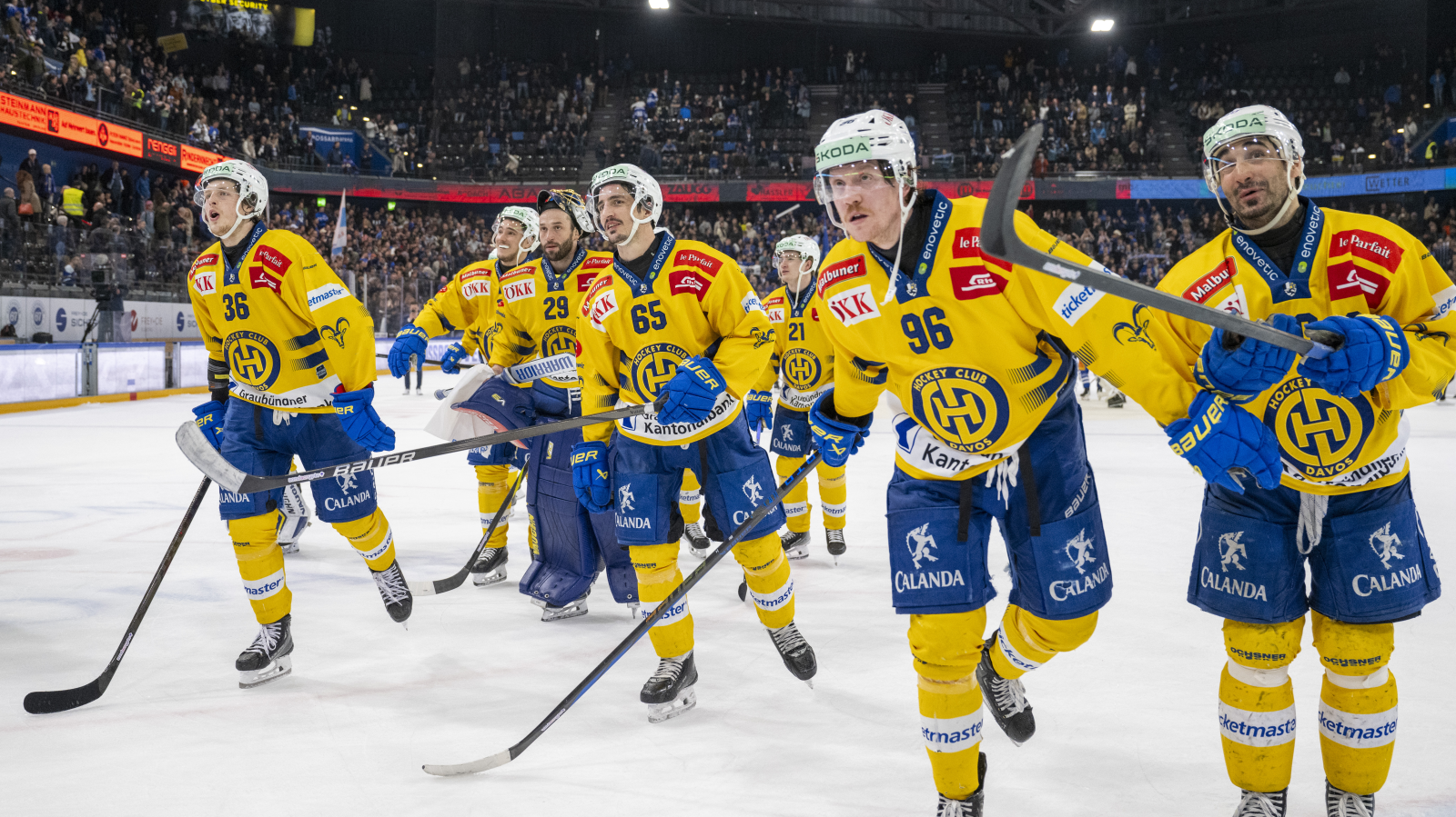 Davos - ZSC Lions: Gelungene Davoser Reaktion, © Keystone / Urs Flueeler