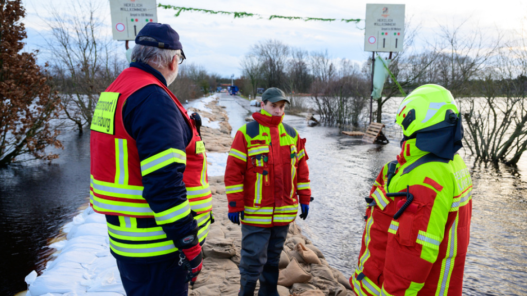 Hochwasser in Deutschland halten an: neuer Regen im Norden, © Keystone-SDA