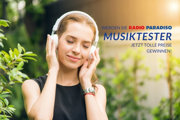 Werden Sie 98.2 Radio Paradiso Musiktester! Werden Sie 98.2 Radio Paradiso Musiktester!