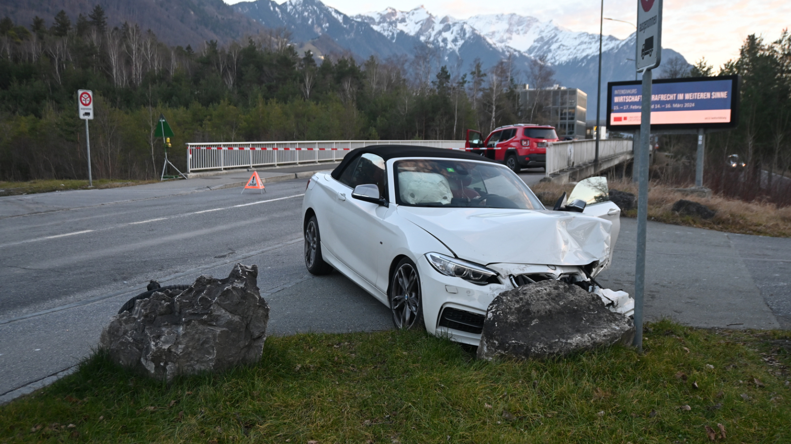 Frontalkollision in Vaduz, © Landespolizei