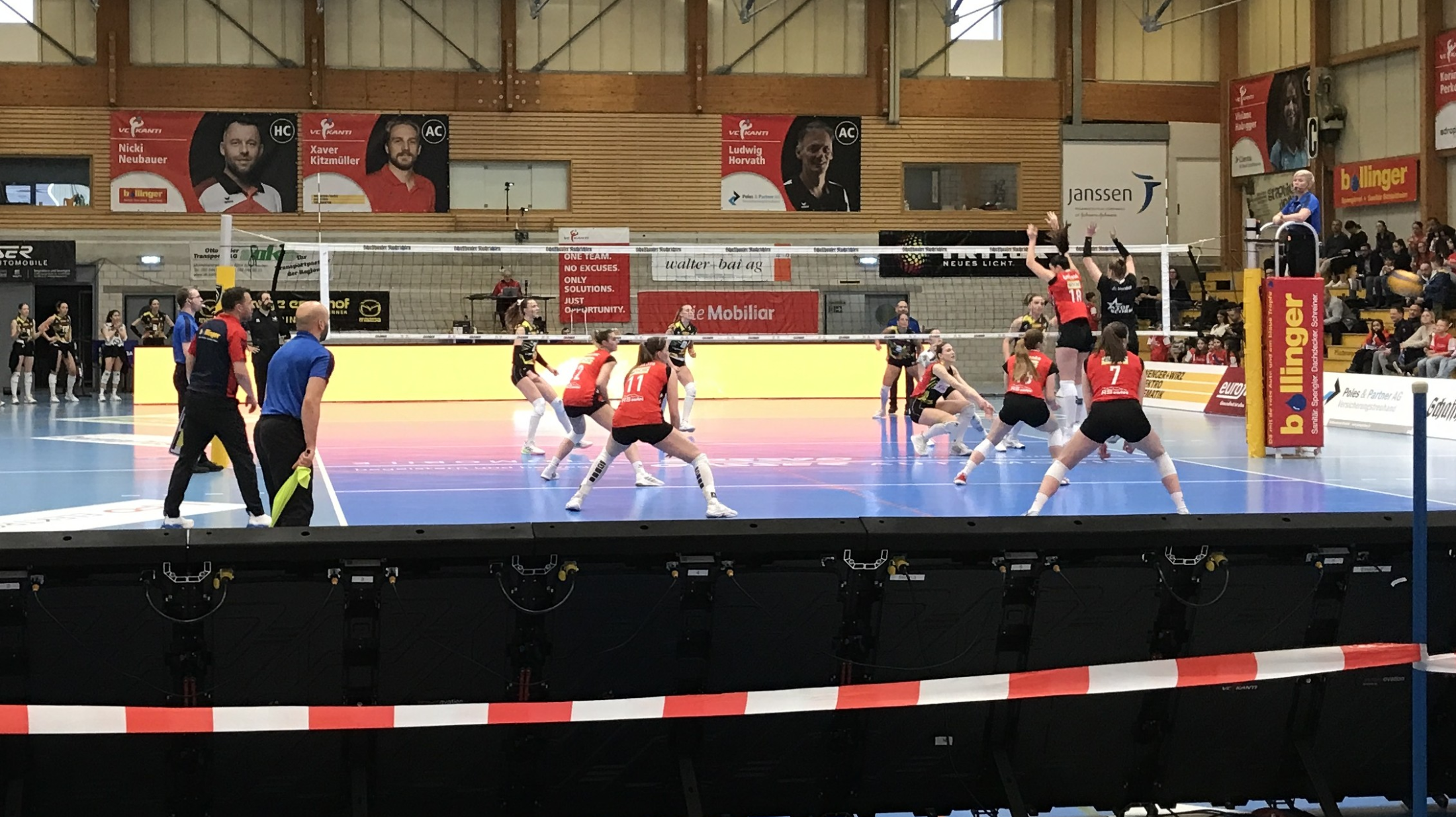 © Bild vom ersten Playoff-Halbfinalspiel gegen Lugano. Quelle: Radio Munot