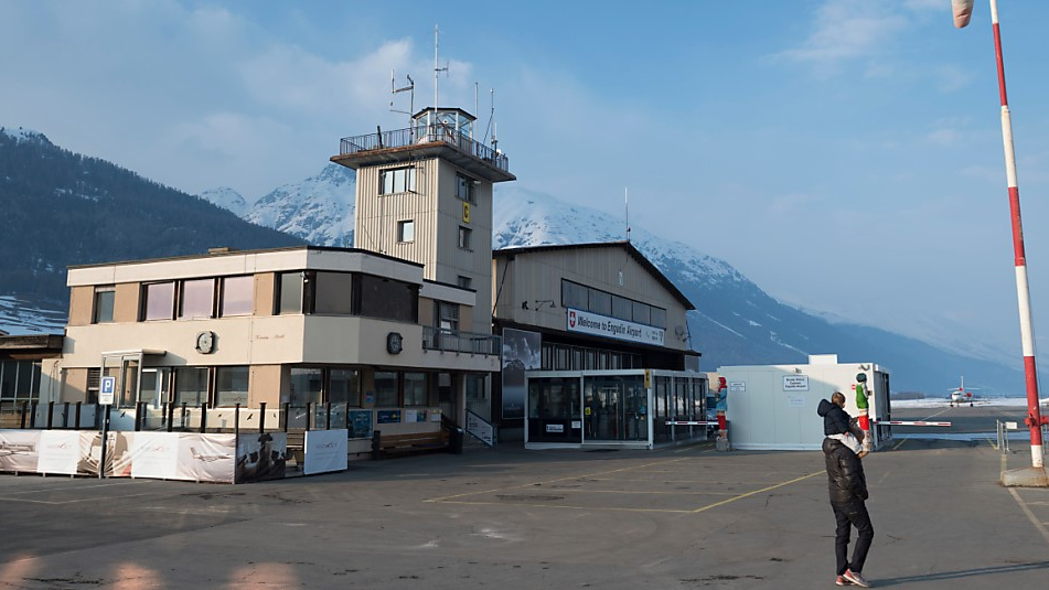 Wieder Abstimmung über Flughafengebäude in Samedan, © Keystone-SDA