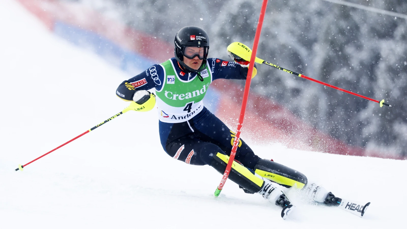 Zweiter Weltcupsieg für Larsson - Gisin Vierte, © Keystone Zweiter Weltcupsieg für Larsson - Gisin Vierte, © Keystone