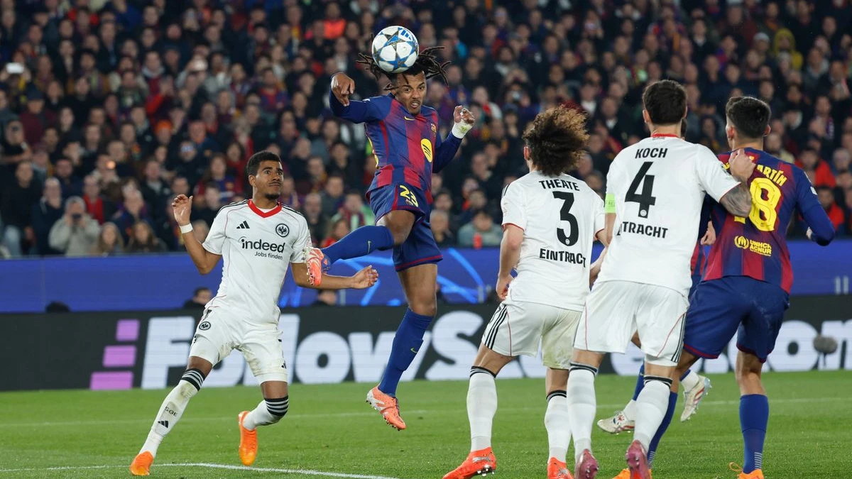 Eintracht’ın Barcelona hayali dört dakikada sona erdi!, © Joan Monfort/AP/dpa Eintracht’ın Barcelona hayali dört dakikada sona erdi!, © Joan Monfort/AP/dpa