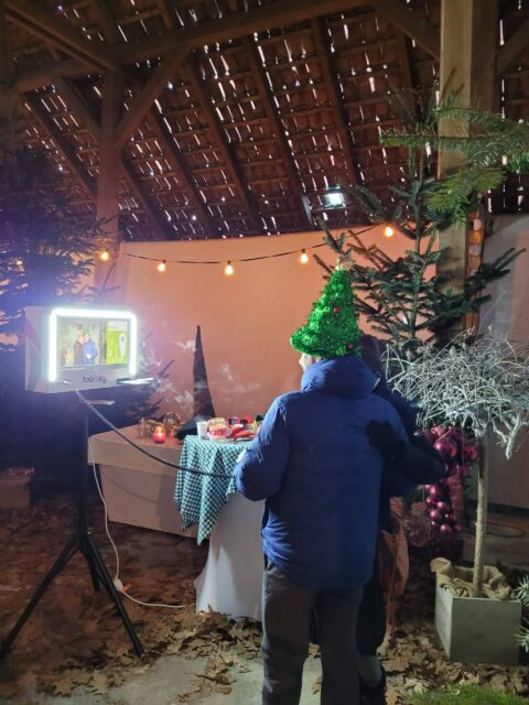 Tannenbaumschlagen 2022 Fotobox, © more Marketing