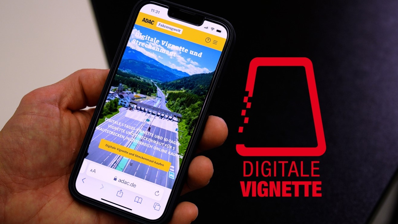 Digitale Maut – nicht nur für den Skiausflug – kann man auch einfach mit dem Handy kaufen., © ADAC Medien und Reise GmbH