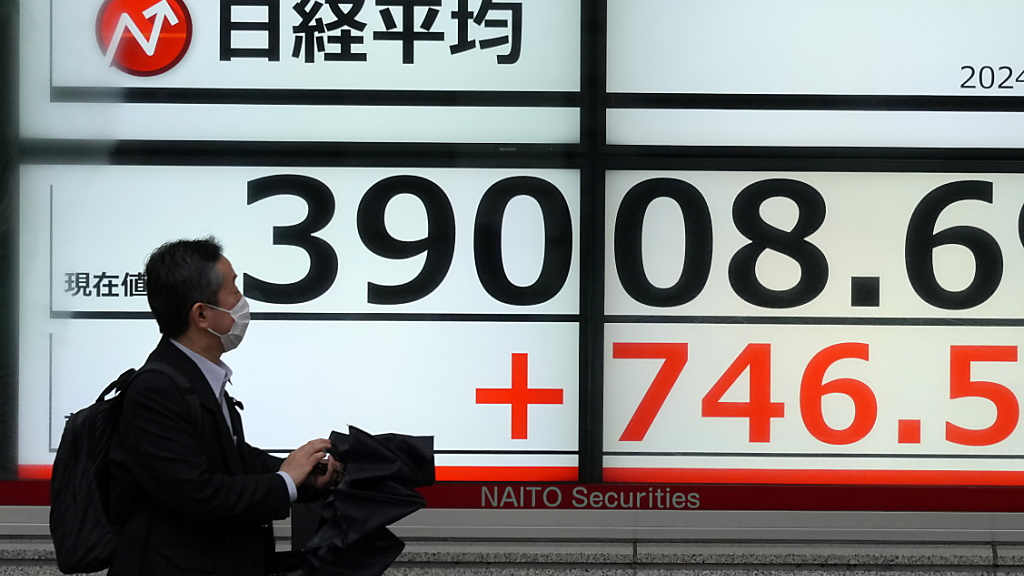 Japanischer Nikkei-Index steigt auf Rekordhoch, © Keystone / SDA / Symbolbild