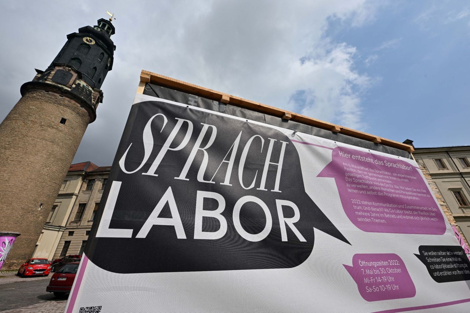 Das Themenjahr "Sprache" der Klassik Stiftung Weimar wird an einem Sprachlabor eröffnet.