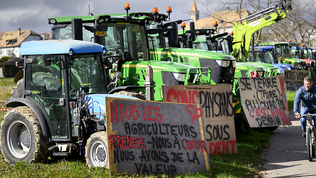 Schweizer Bauern demonstrieren landesweit für höhere Preise, © Radio Liechtenstein