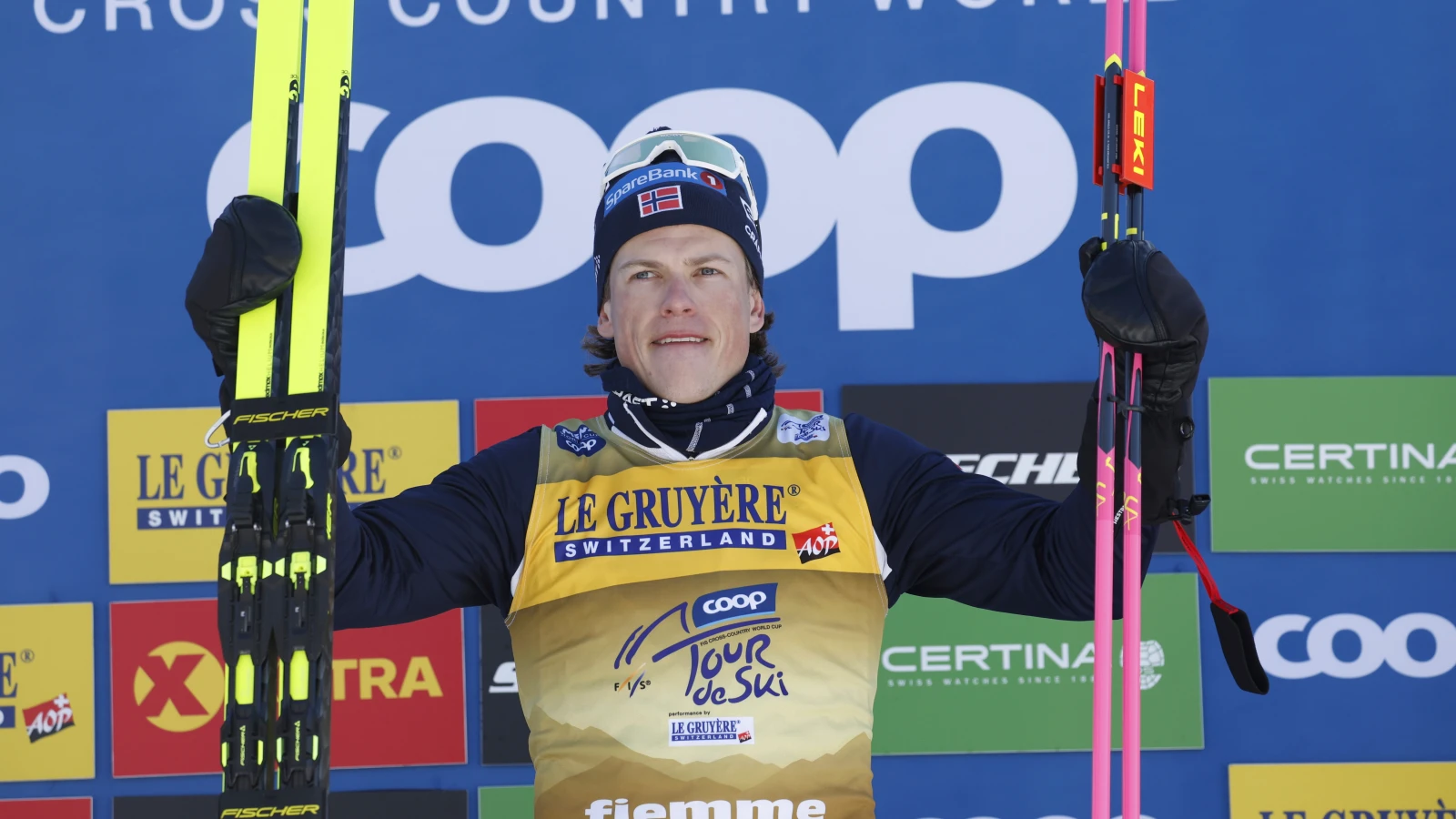 Kläbo gewinnt zum vierten Mal die Tour de Ski, © Keystone Kläbo gewinnt zum vierten Mal die Tour de Ski, © Keystone