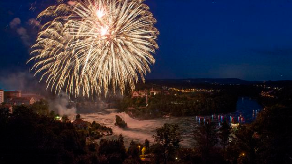 Grossfeuerwerk am Rheinfall wegen Trockenheit abgesagt, © Archivbild: Radio Munot