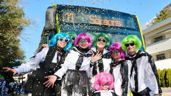 LIEmobil verstärkt Fahrplan an Fasnacht , © Michael Zanghellini