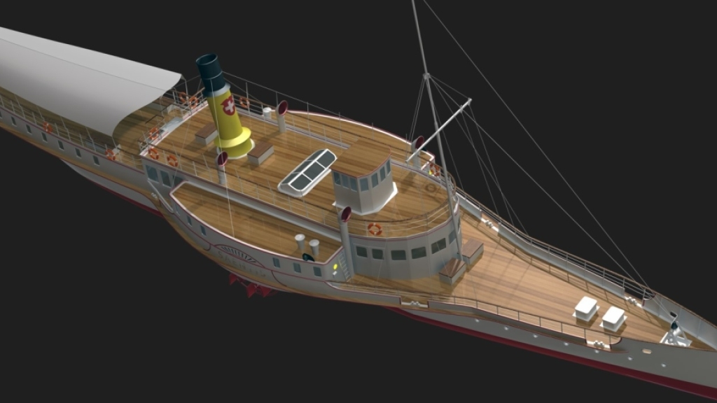 Wetter verzögert Arbeiten zur Dampfschiff-Bergung, © Keystone/SDA