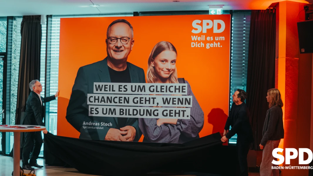 BW Seçimleri Öncesi SPD’den Sosyal ve Ekonomik Vaatler: Hedef Çift Haneli Sonuç, © SPD BW BW Seçimleri Öncesi SPD’den Sosyal ve Ekonomik Vaatler: Hedef Çift Haneli Sonuç, © SPD BW