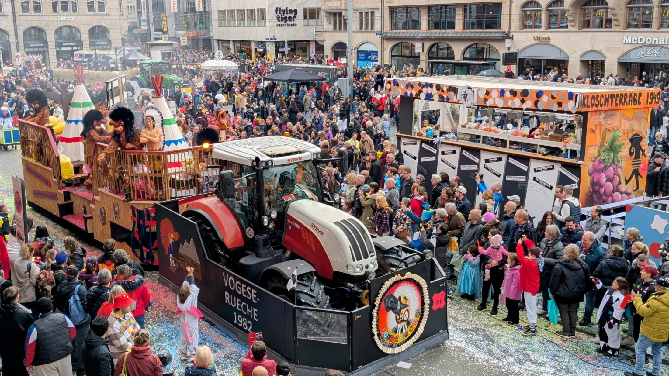 Fasnacht Cortège Vogese Rueche, © Radio Basilisk Fasnacht Cortège Vogese Rueche, © Radio Basilisk