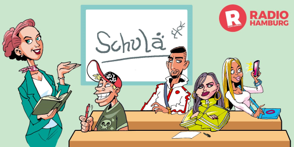 Grafik zur Comedy "Schulä", © Radio Hamburg