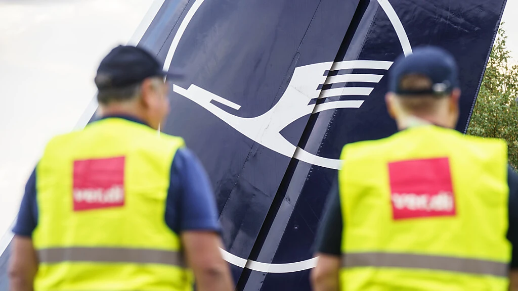 Verdi ruft Lufthansa-Bodenpersonal ab Dienstag zu Warnstreik auf, © Keystone/SDA Verdi ruft Lufthansa-Bodenpersonal ab Dienstag zu Warnstreik auf, © Keystone/SDA