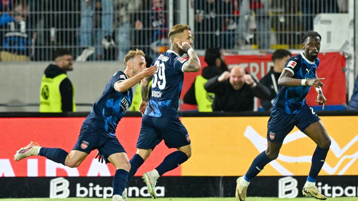 FC Heidenheim 1.Bundesliga’da Kaldı!, © Uwe Anspach/dpa FC Heidenheim 1.Bundesliga’da Kaldı!, © Uwe Anspach/dpa