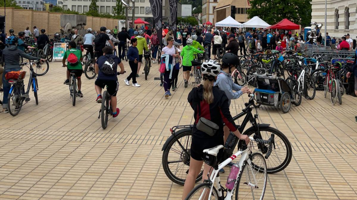 Reges Interesse am SlowUp, © Radio Liechtenstein