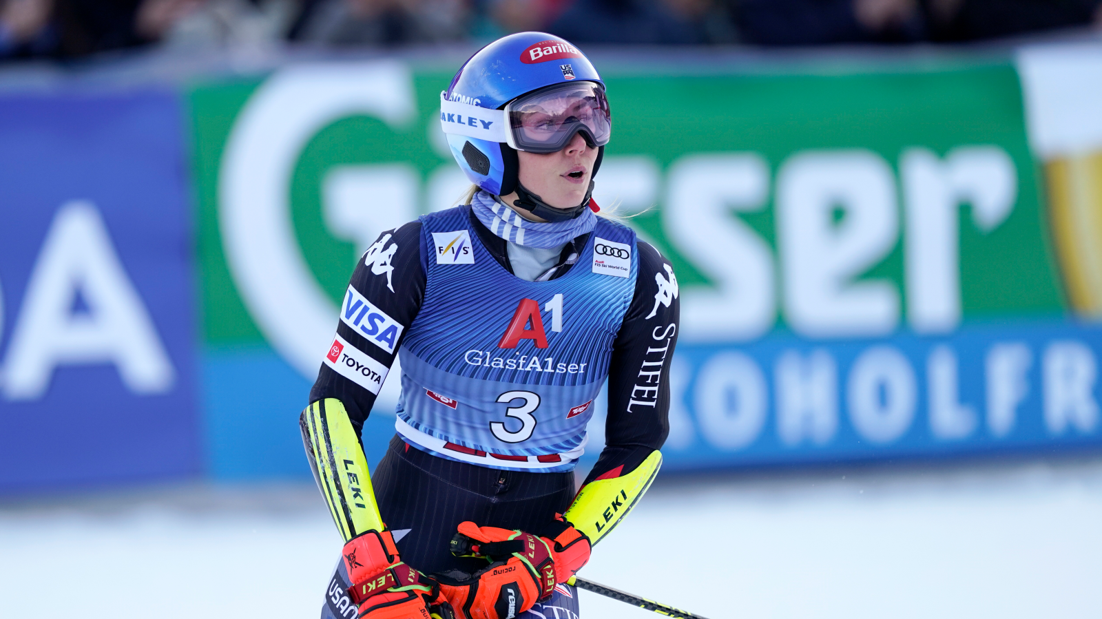 92. Weltcupsieg für Mikaela Shiffrin, © Keystone / AP / Giovanni Auletta