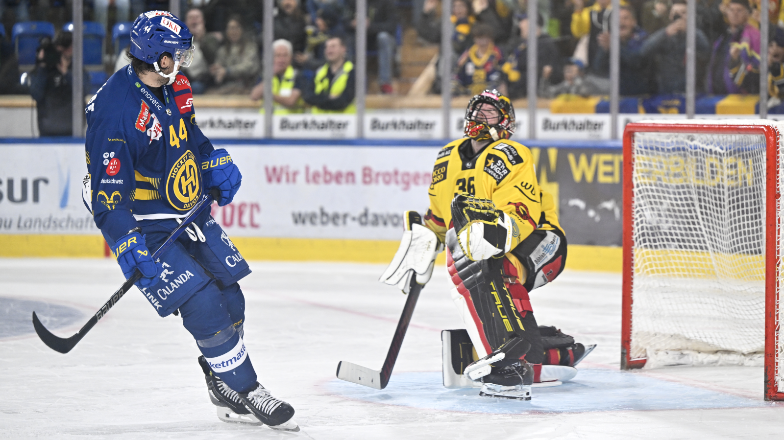 Davos siegt bei Rekordspiel von Ambühl, © Keystone / Jürgen Staigner