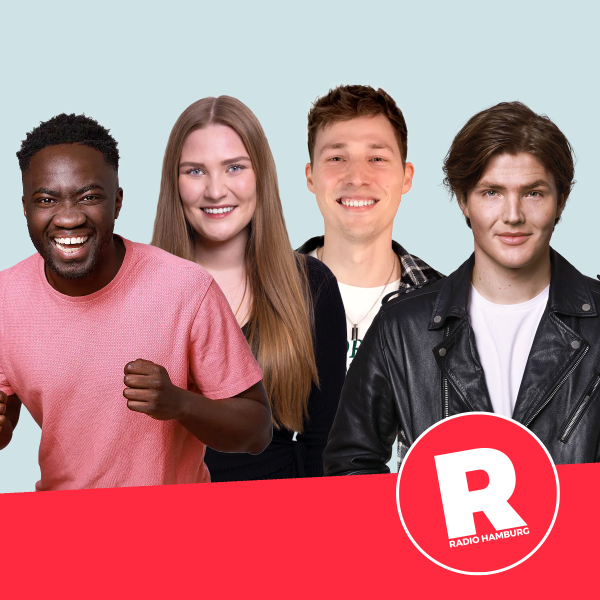 4 junge Moderatoren von Radio Hamburg, © Radio Hamburg