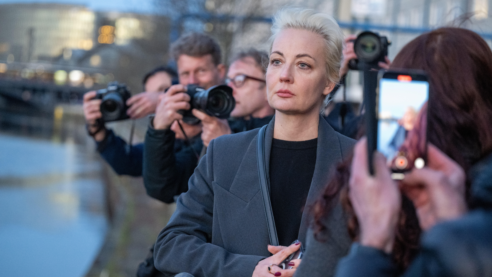 Nawalnys Witwe spricht an der Uni St. Gallen, © Keystone-SDA