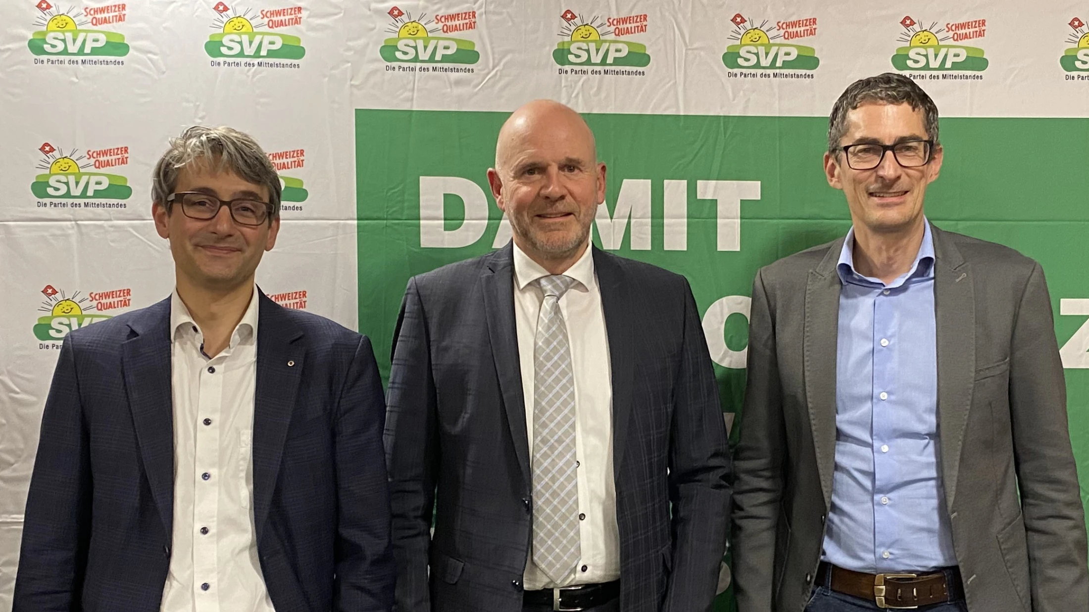 © Von links: Andreas Gnädinger, Thomas Hurter, Thomas Müller. Bild: Radio Munot. © Von links: Andreas Gnädinger, Thomas Hurter, Thomas Müller. Bild: Radio Munot.