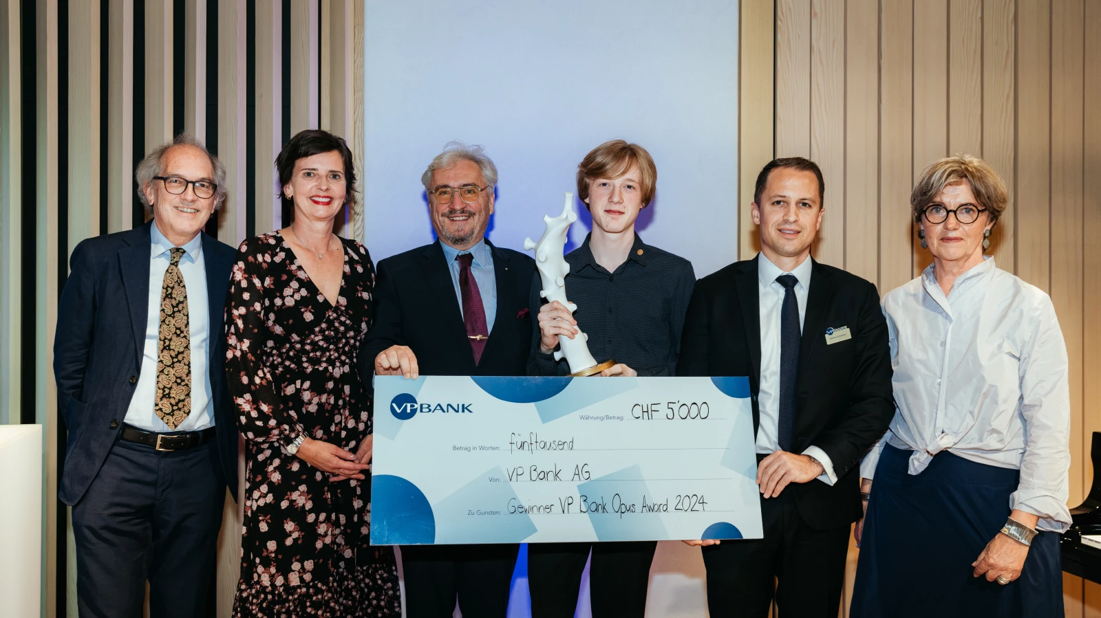 VP Bank Opus Award wurde erstmals verliehen, © Daniel Gassner VP Bank Opus Award wurde erstmals verliehen, © Daniel Gassner